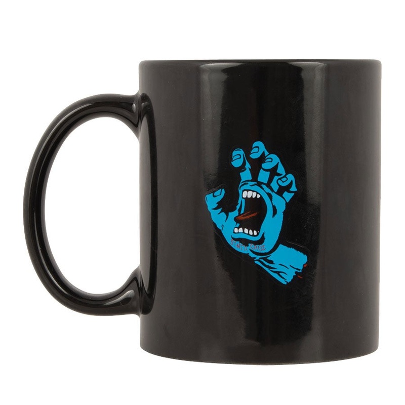 SANTA CRUZ MUG SCREAMING HAND BLACK
