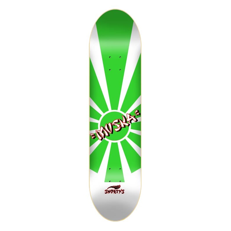 SHORTYS DECK MUSKA SUN GREEN (8.125″) 8.125″