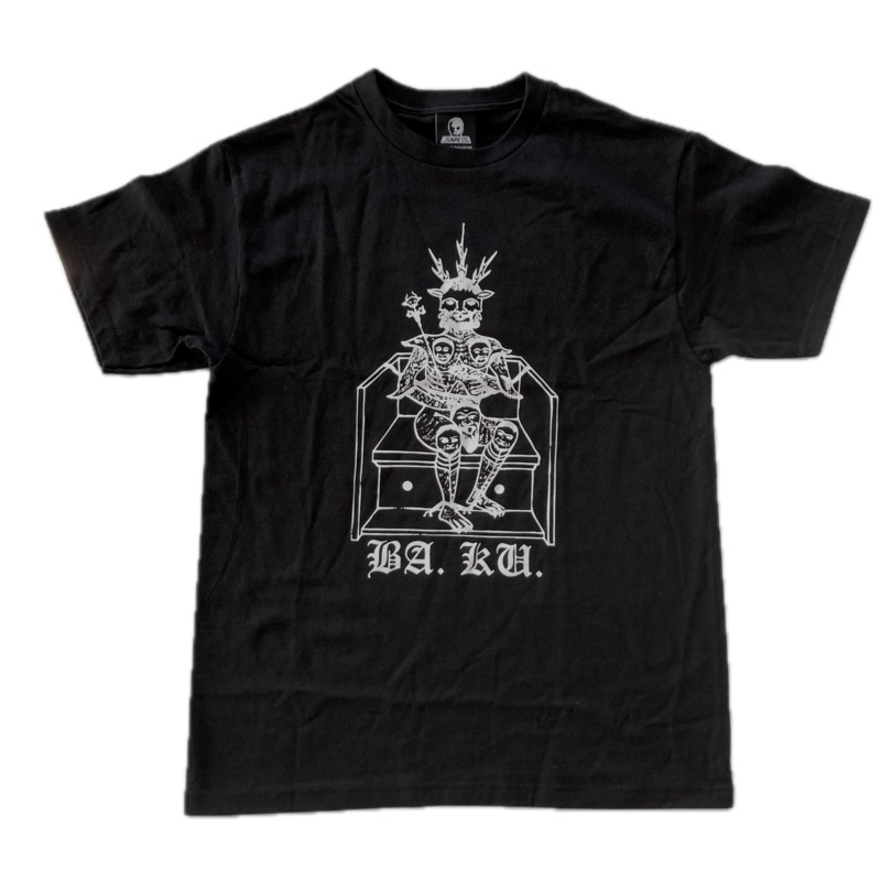 SKULL SKATES BAKU THRONE T-SHIRT BLACK MEDIUM