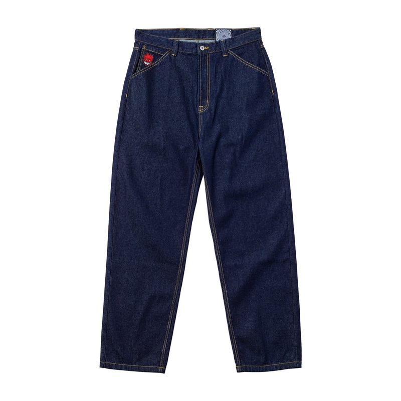 Spitfire Bighead Fill Denim Pants S Dark Wash