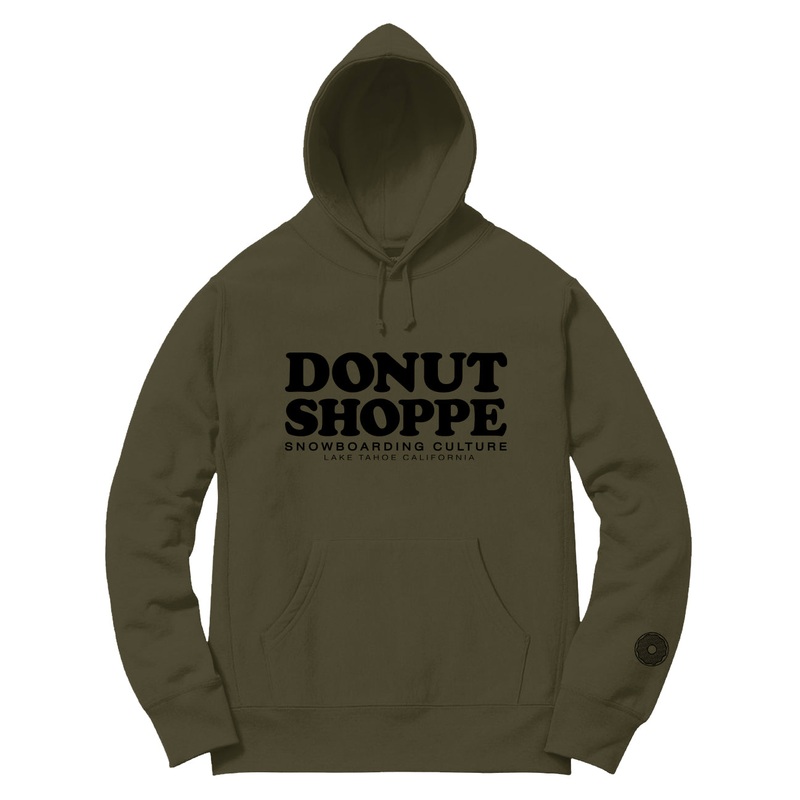 STACKED LAKE TAHOE PULLOVER HOODIE ARMY GREEN Small Army Green