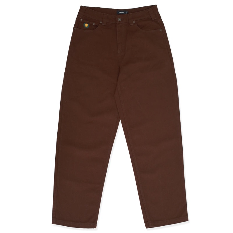 THEORIES PLAZA JEANS BROWN 30