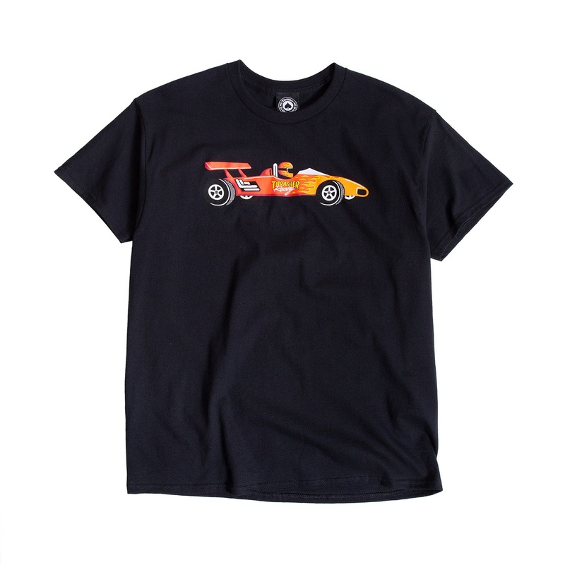 Thrasher Racecar T-Shirt M Black