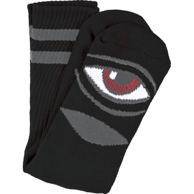 TM SECT EYE CREW SOCK 1 pair BLACK S