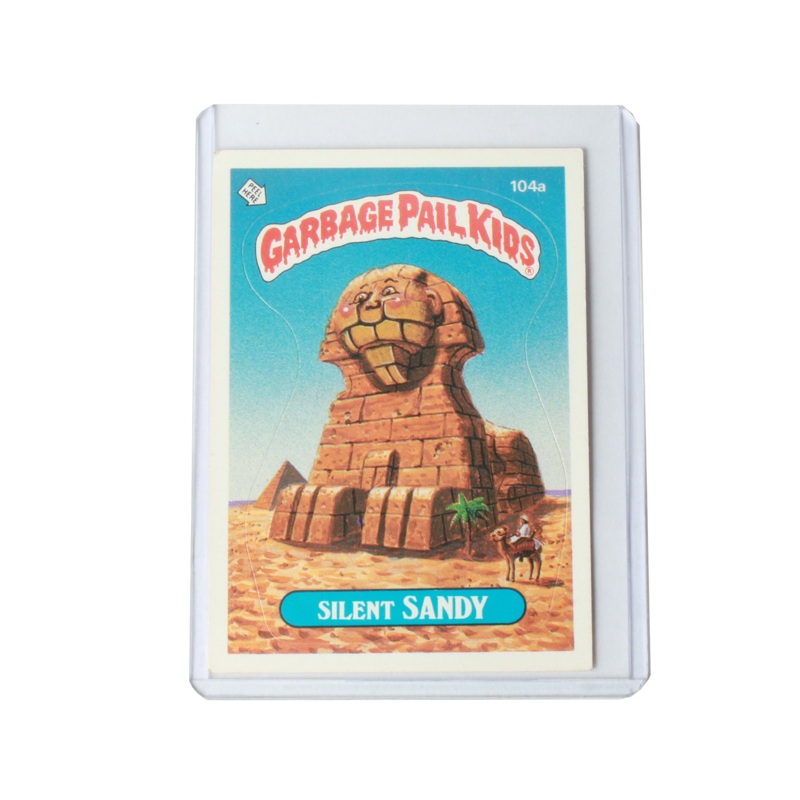 Vintage Garbage Pail Kids “Silent Sandy” Card 1986