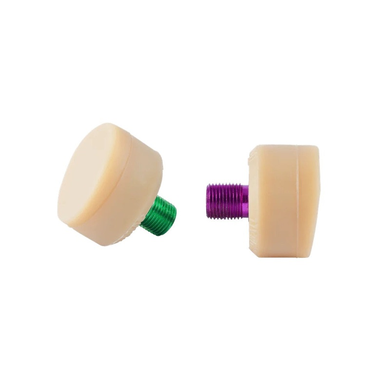 Antik Skates Gumball Toe Stops Short – Natural 75A (Pair)