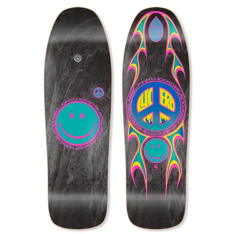 BLACK LABEL DECK – LUCERO STREET THING BLACK STAIN (9.88″) 9.88″