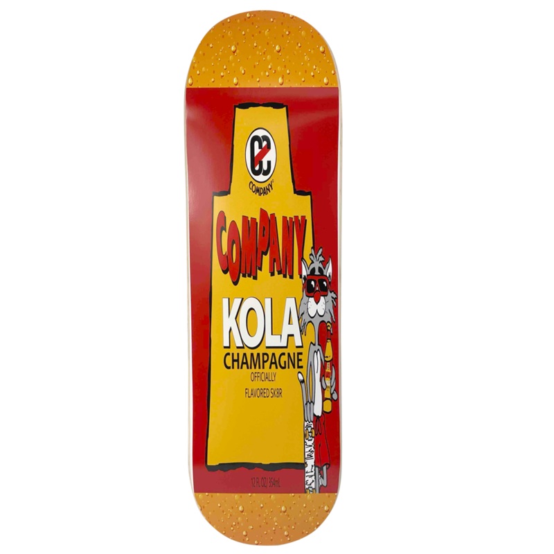 Company – Champagne and Pineapple flavored – Skateboard Deck Champagne