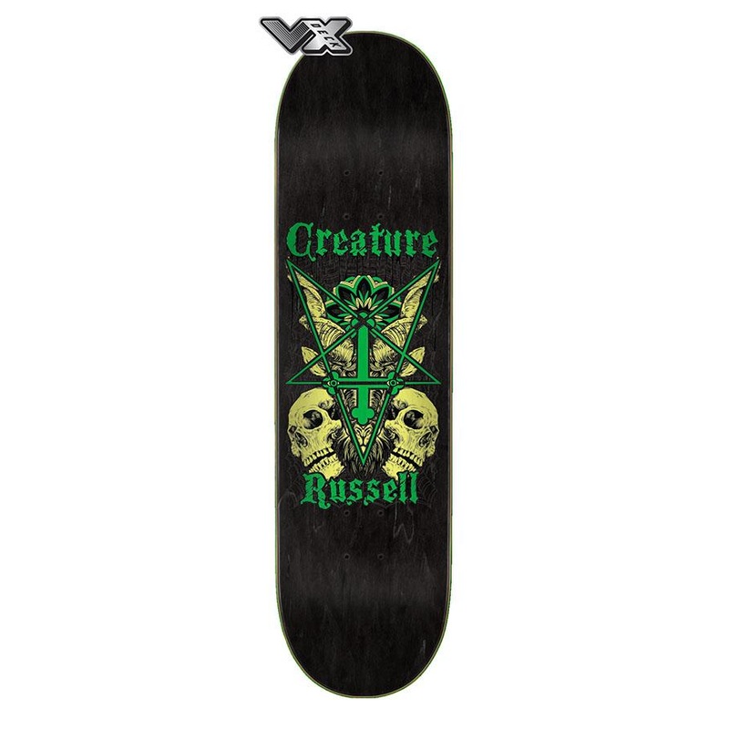 CREATURE RUSSEL COAT OF ARMS VX TECHNOLOGY DECK (8.6″ X 32.11″) 8.6″