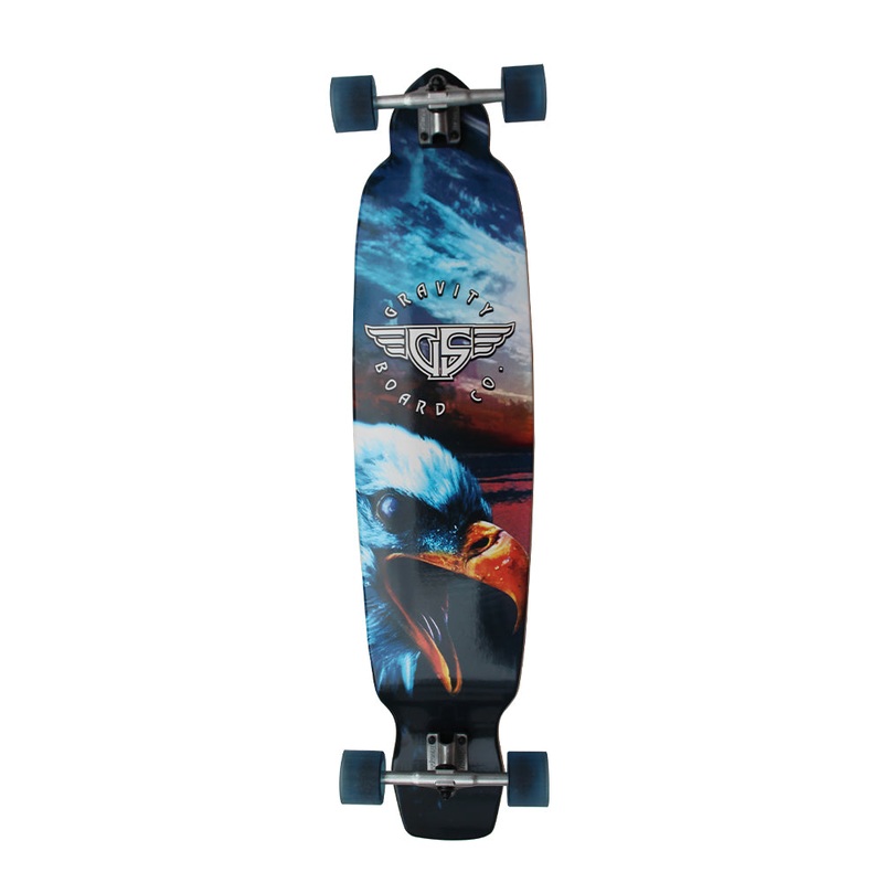 Gravity Drop Kick Screaming Eagle Longboard Complete – 43