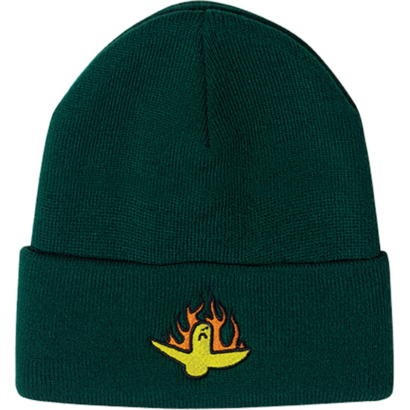 KRK FIRE BIRD BEANIE DARK GREEN