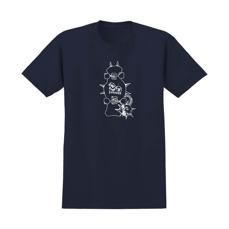 Krooked Mace T-Shirt S Navy/White