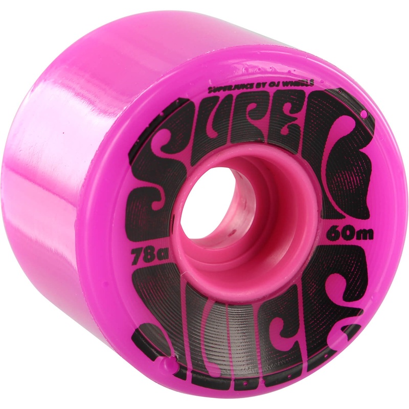 OJ Wheels Super Juice 60mm 78a – Pink/Black (Set of 4)