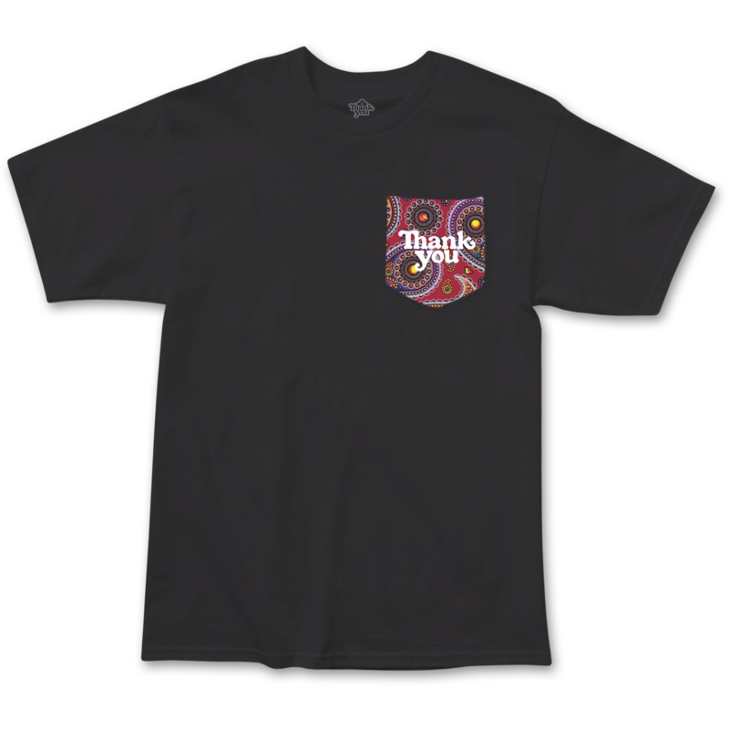 Paisley Pocket Tee BLACK SMALL