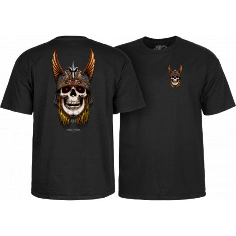 POWELL-PERALTA S/S T-SHIRT – ANDERSON SKULL BLACK SMALL