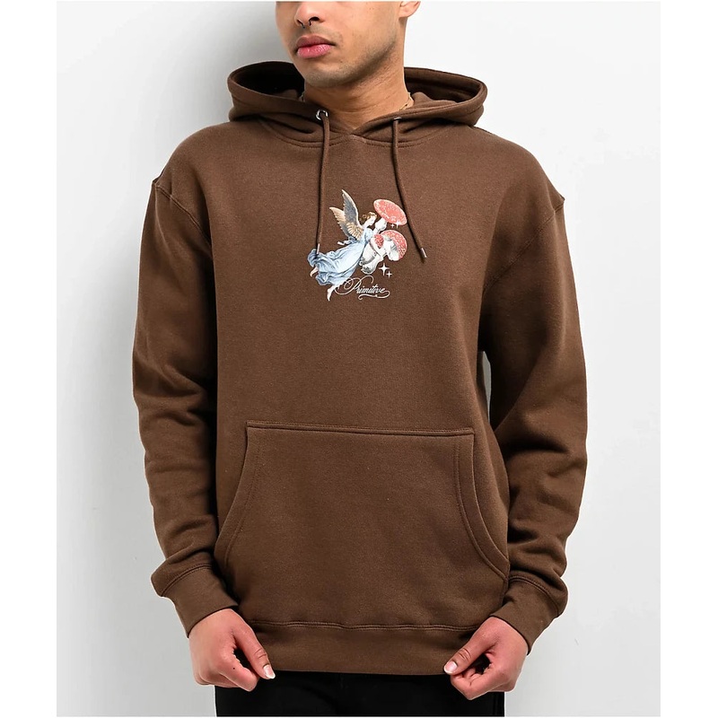 Primitive Divine Brown Hooded Sweatshirt XL