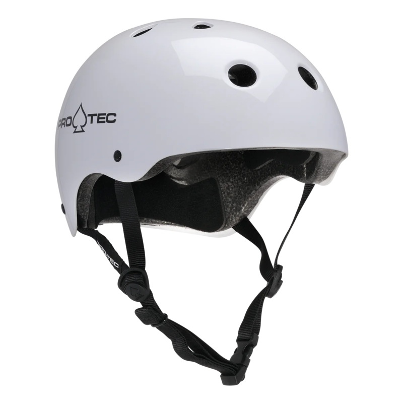 PROTEC (CPSC)CLASSIC MATTE RASTA WHITE-L HELMET
