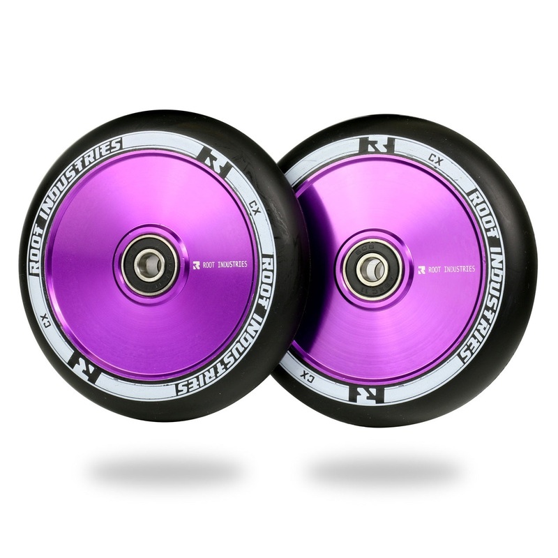 Root Industries AIR Wheels 110mm – Black/Purple (Pair)