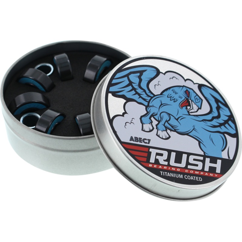 RUSH (TINS) ABEC-7 BEARINGS W/SPACERS ppp