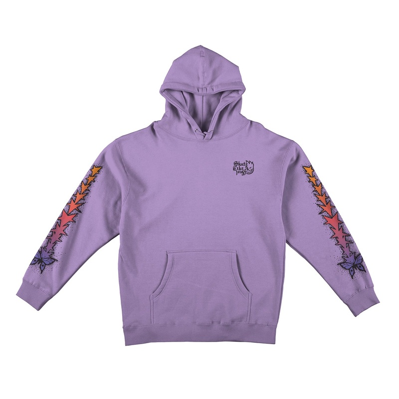 Spitfire Skate Like a Girl Evolution Hooded Sweatshirt XS Plum