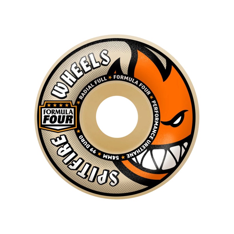 Spitfire Wheels – F4 99 Radial – Skateboard Wheels 52mm 99 Duro