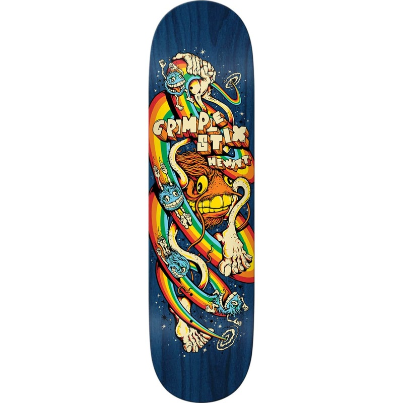 ANTIHERO GRIMPLE STIX DECK – HEWITT ZAPPED MINI SERIES (8.25″) 8.25″