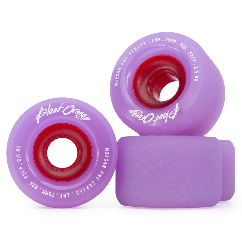 Blood Orange Morgan Pro Series 70mm/82A Lavender Wheels