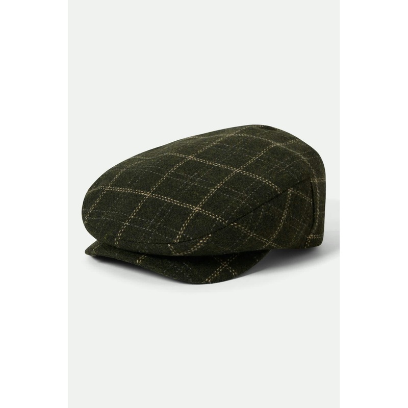 Brixton Barrel Snap Cap – Moss/Sand Small