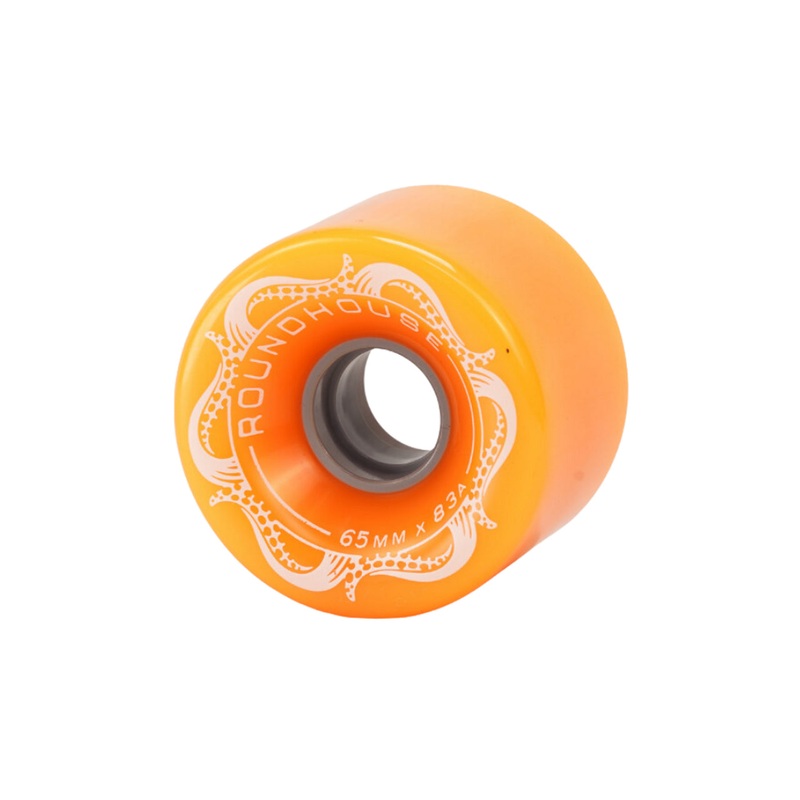 Carver Roundhouse Slicks Wheels 65mm 83a – Orange Glo (Set of 4)