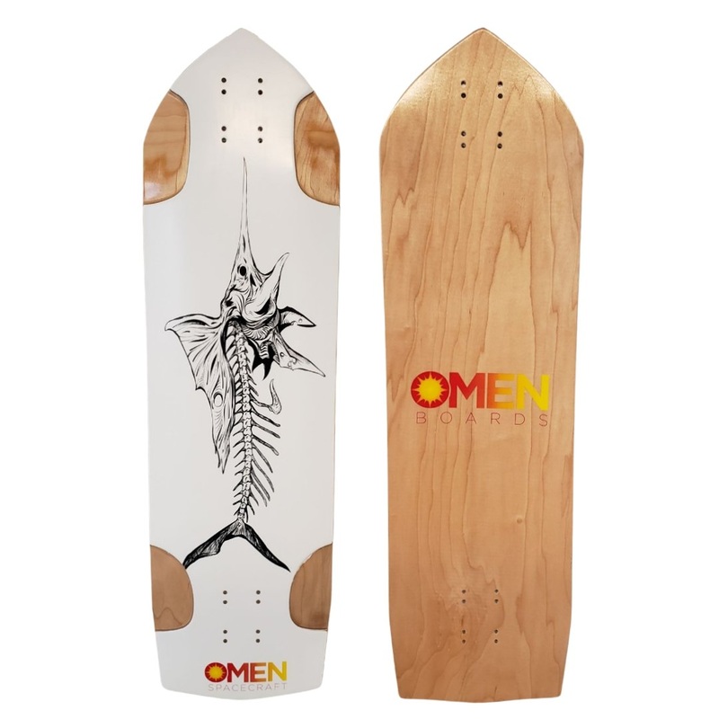 Omen: Swordfish Longboard Skateboard Deck