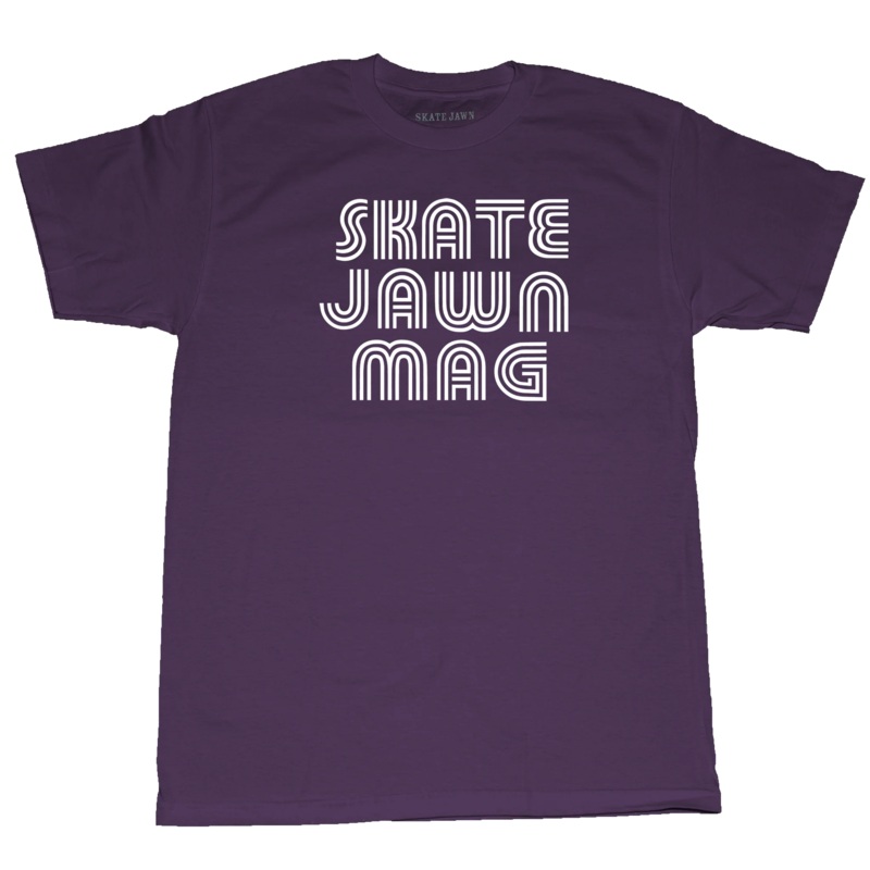 Skate Jawn Stripe Tee (Purple) S