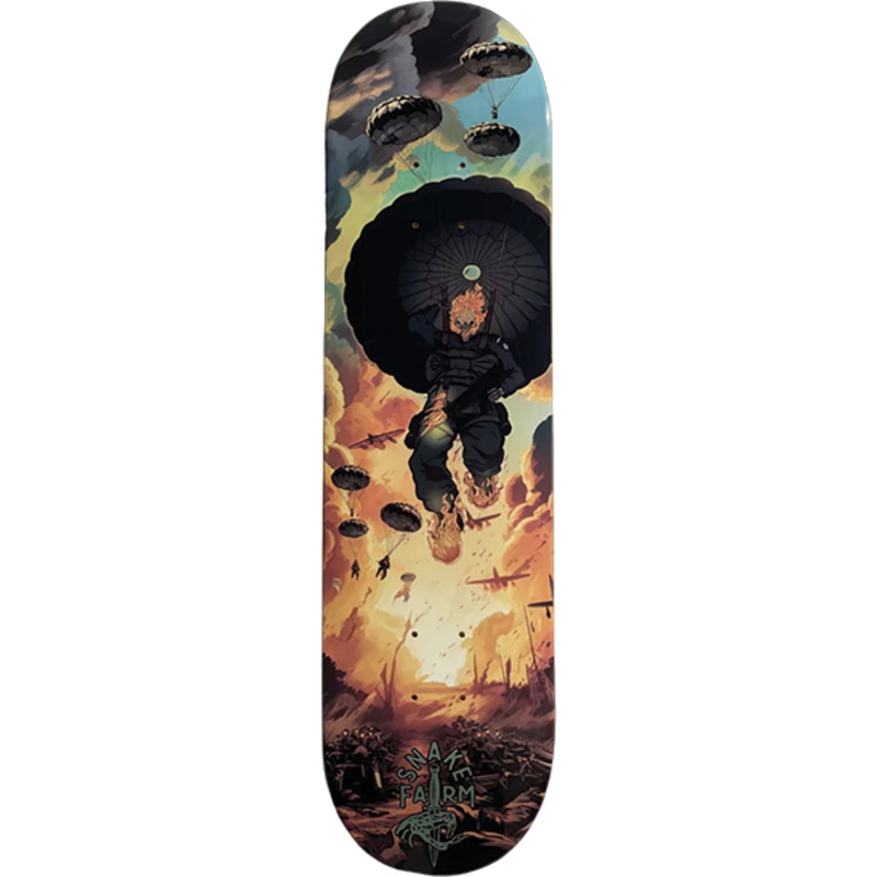 SNAKE FARM 82ND AIRBORNE BLOOD ON RISERS DK 8.5″