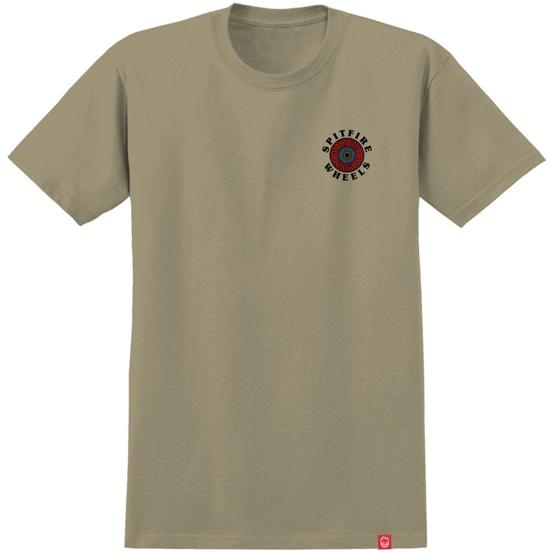 SPITFIRE OG CLASSIC FILL T-SHIRT SAND/MULTI SMALL
