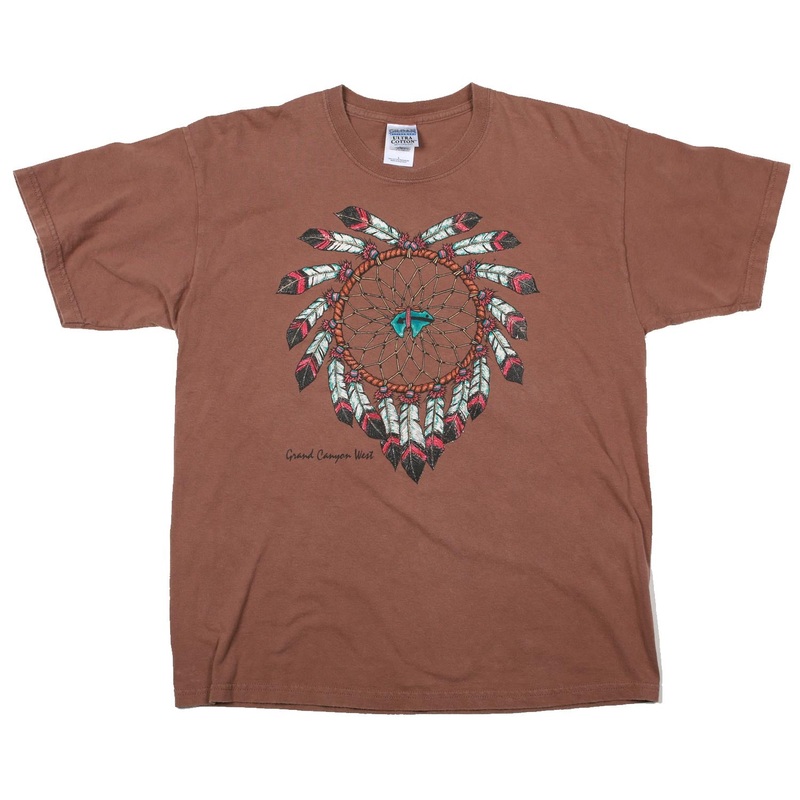 Vintage Grand Canyon West Tee Brown L