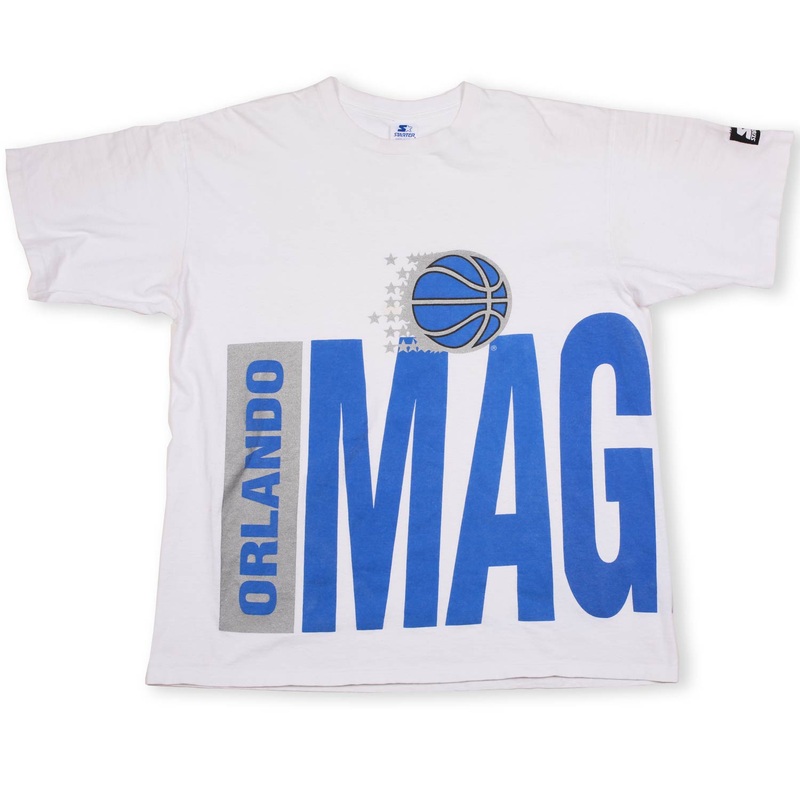 Vintage Orlando Magic Starter Tee White XL AOP