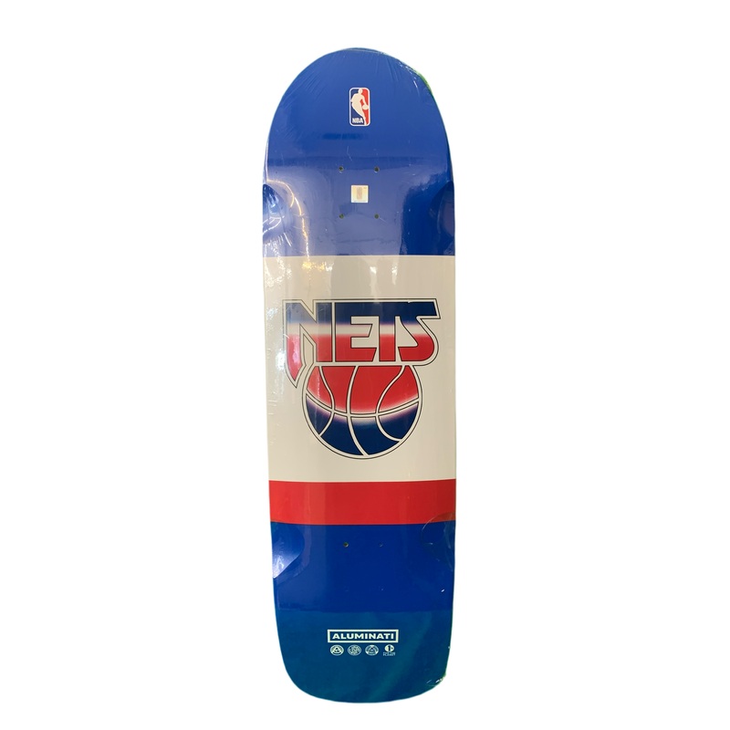 Aluminati NBA Brooklyn Nets 9″ Classic Skateboard Deck