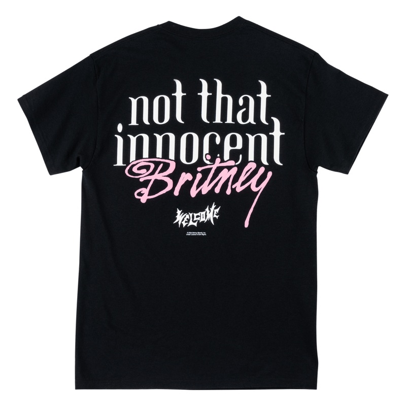 Britney Spears X Welcome – Daisies Puff Print Tee – Black Small