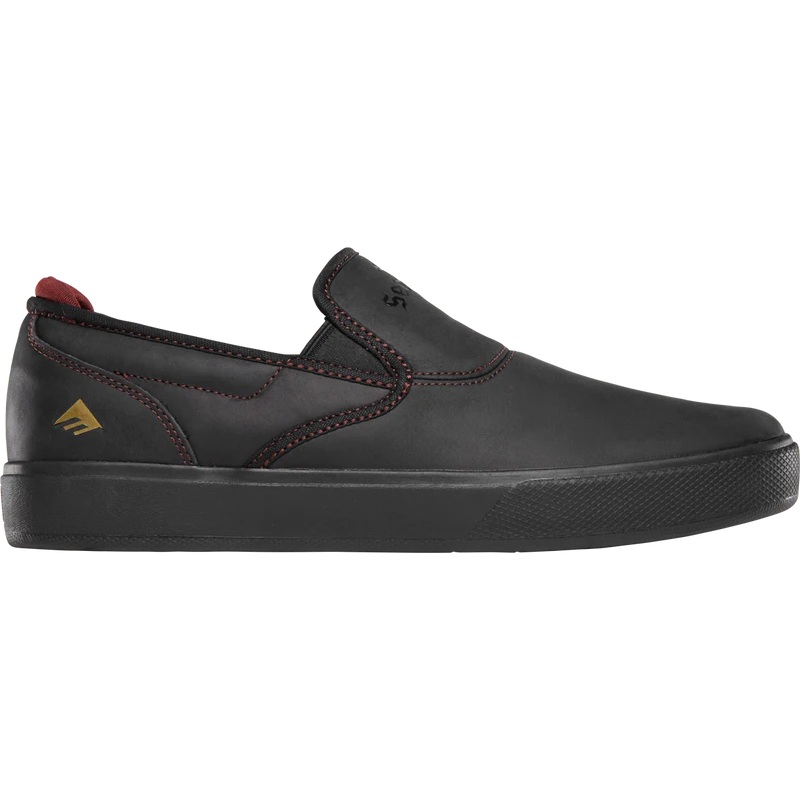 Emerica Wino G6 Slip-On Shoe – Black/Red (Dakota Servold) 6.0 US