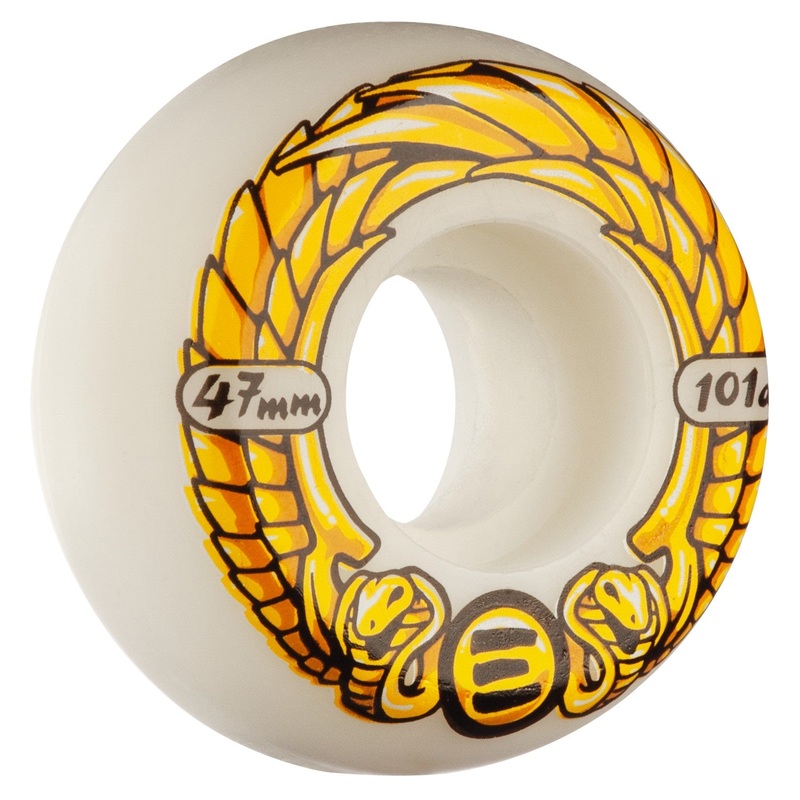 Eulogy Inline Wheel Anti Rocker 47mm 101A – White (Set of 4)
