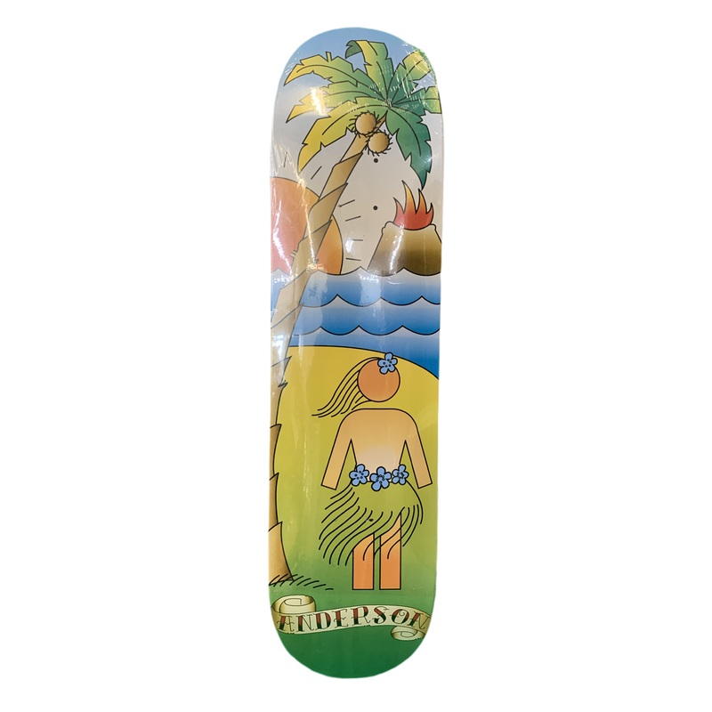 Girl Brian Anderson Hula Girl 8″ Classic Skateboard Deck