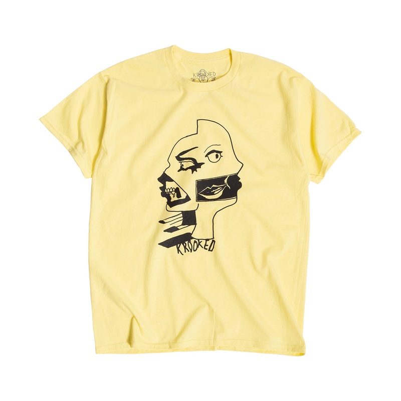 Krooked Two Face T-Shirt S Corn Silk