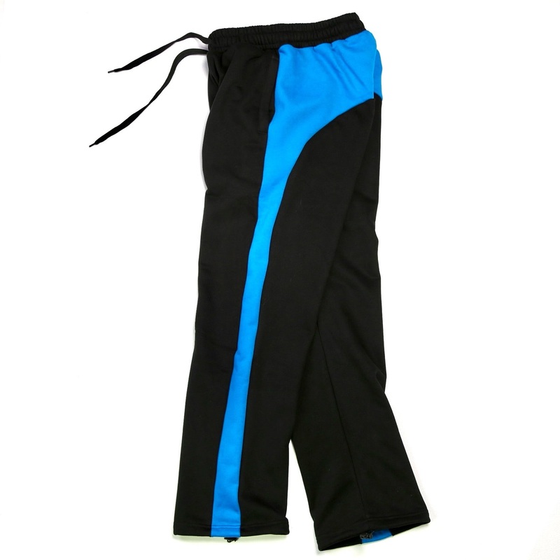 Paneled Joggers – Azure / Black Small