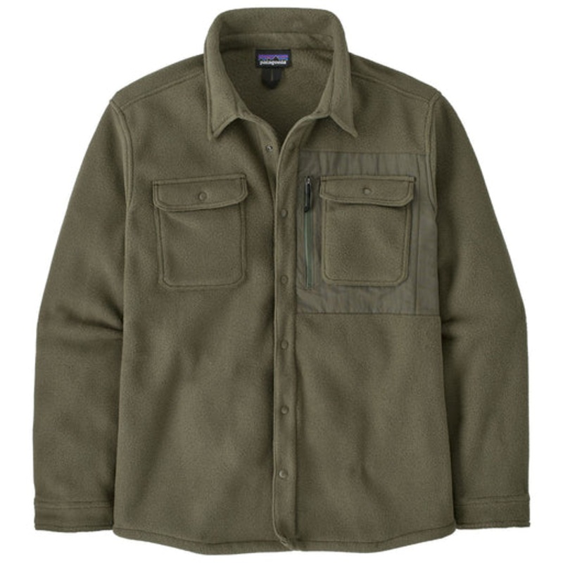 Patagonia Mens Synchilla Shirt Jacket Basin Green S