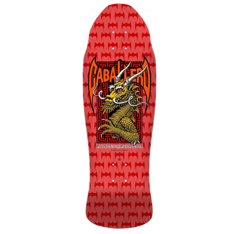 POWELL-PERALTA DECK – CABALLERO STREET DRAGON RED (9.625″) 9.625″