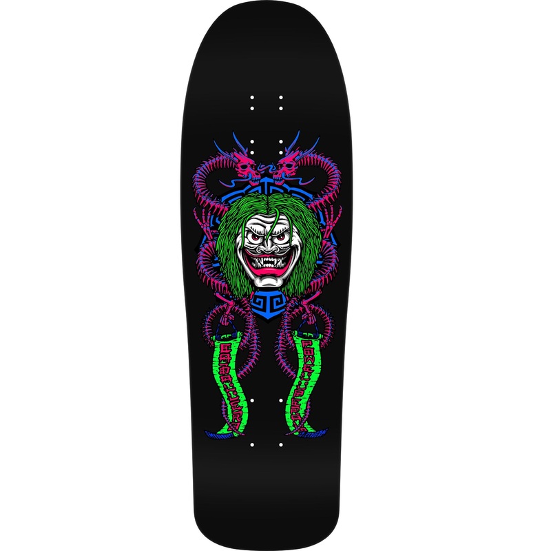Powell Peralta Steve Caballero Mask Reissue Skateboard Deck – 9.75 Blacklight