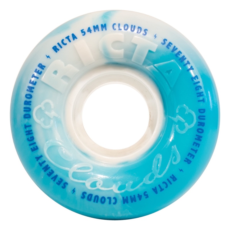 RICTA WHEELS CLOUDS BLUE SWIRL 78A (54MM) 54MM