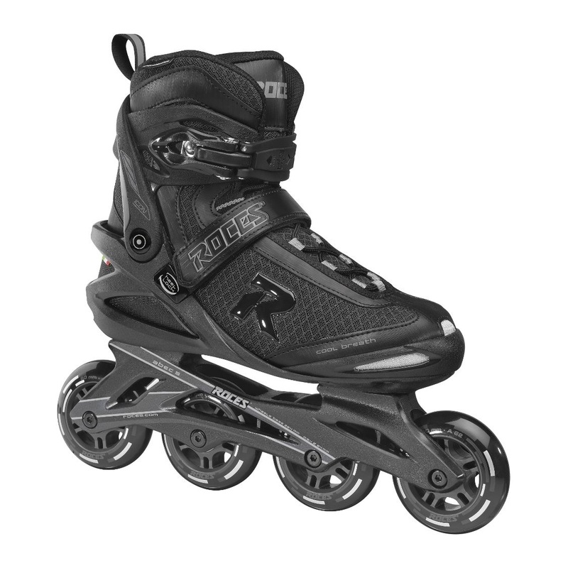 Roces Icon Inline Skates Complete – Black/Dark Charcoal 7