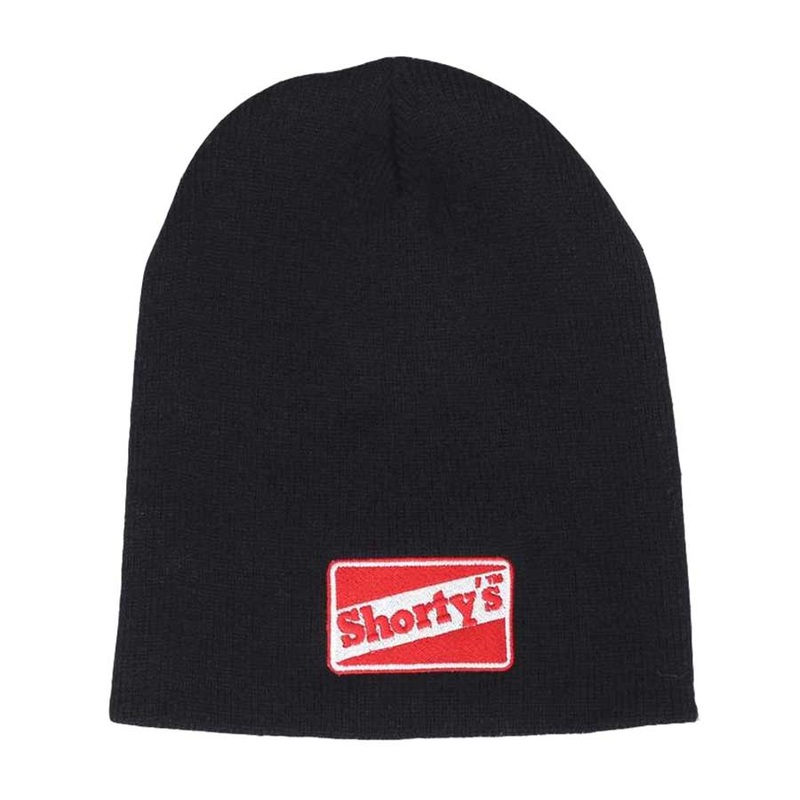 Shorty’s OG Logo Beanie (no cuff) – Black