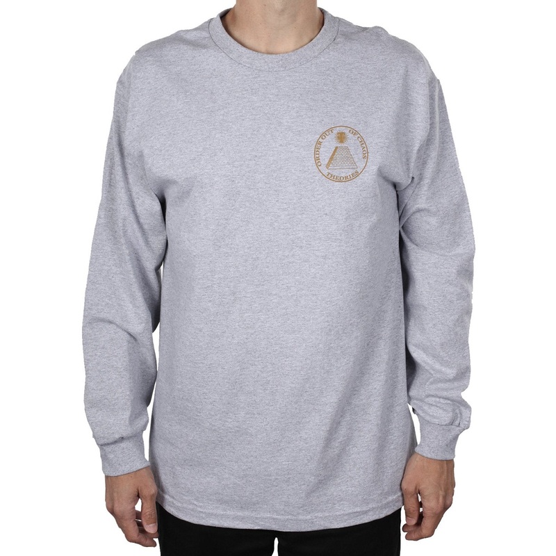 THEORIES LONGSLEEVE T-SHIRT CHAOS HEATHER GOLD MED