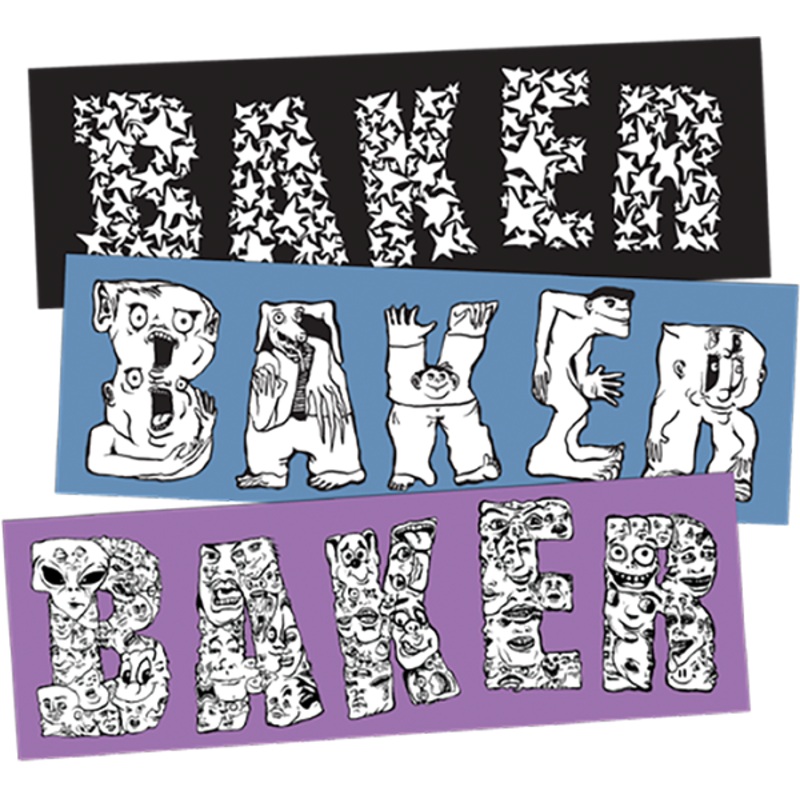 BAKER ASST. GET LOST STICKERS 12/PK